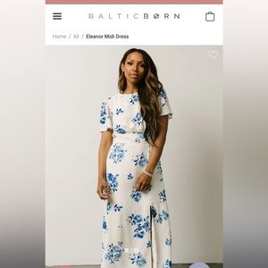 NWT‼️- Baltic Born floral midi dress.